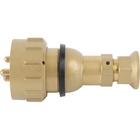 3-poliger 10a-messing-marinestecker, Schutzart Ip56, Robuste Konstruktion, Stabile Verbindung, Wasserdicht Für Boote.