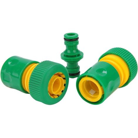 Set Mit 3 Schnellkupplungsadaptern 3/4" – Gartenschlauchreparatur