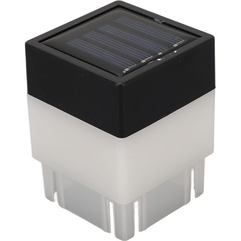 Solarbetriebene Led-pfostenkappenleuchte – Warmgelb – Für Zaun/terrasse/garten