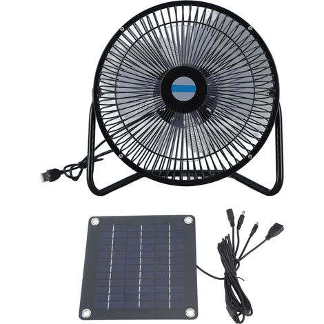 10-watt-solarpanel-ventilator, 8-zoll-usb-solarpanel-ventilator, Tragbar, Für Outdoor-camping, Hühner, Hunde, Haustiere, Häuser.