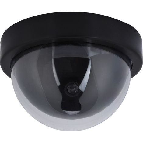 Attrappe Einer Überwachungskamera, Cctv-sicherheitskamera Mit Blitzlicht, Diebstahlsicherung Für Den Innen- Und Außenbereich.