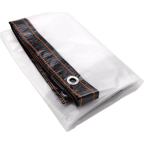 Transparente Plane Mit Ösen, 2,5 X 2,5 M – Wasserdicht – Für Gewächshäuser/gartenmöbel – Pe