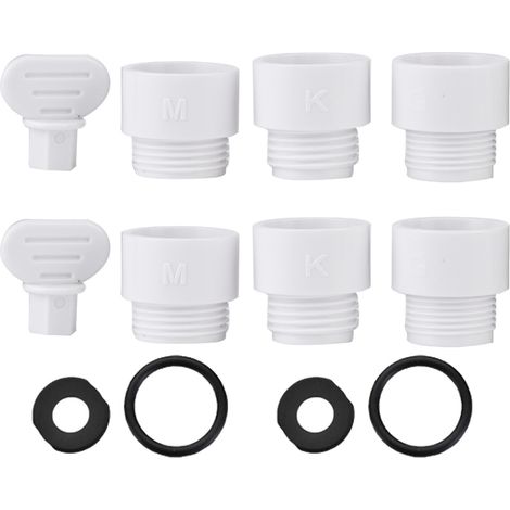 Kmg Abs Japanischer Duschadapter – Badezimmerkonverter – G1/2"-gewinde