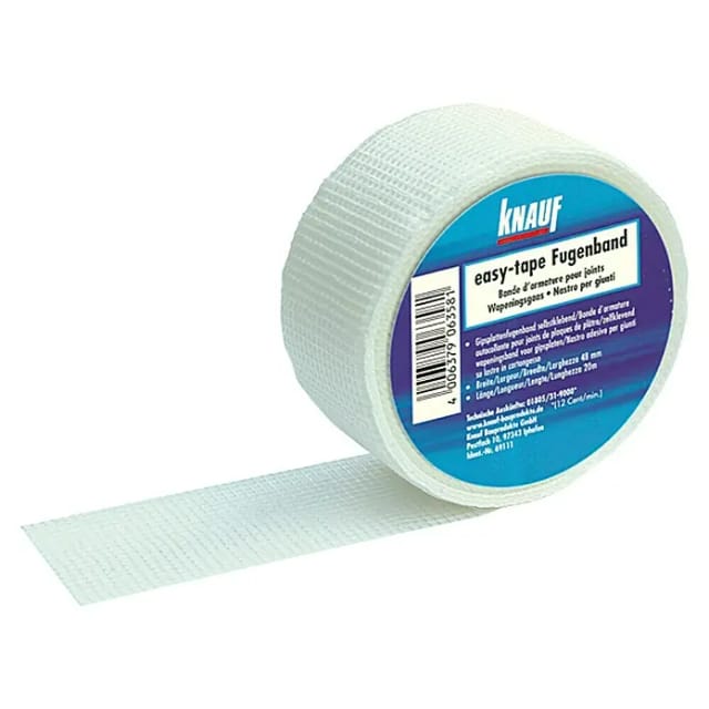 Knauf - easy-tape 45 m/Rolle 4,8 cm breit Fugenband selbstklebend