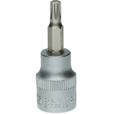 3/8' Bit-Stecknuss für RIBE®-Schrauben, M5, Länge 48 mm