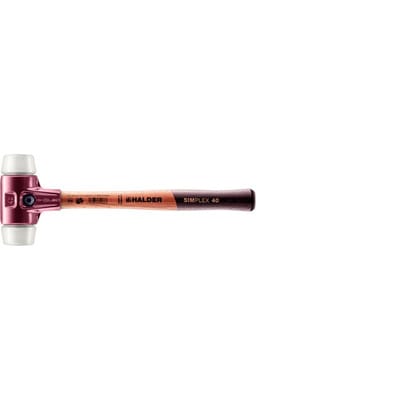 SIMPLEX-Schonhammer, Superplastik mit Tempergussgehäuse und hochwertigem Holzstiel D=40 mm 3007.040