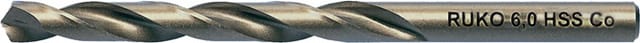 Ruko - 215058 Spiralbohrer din 338 Typ va Nenn-Ø 5,8 mm HSS-Co5 profilgeschliffen