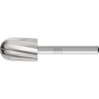 Hss Frässtift alu Walzenrundform c ø 16x25 mm Schaft-Ø 6 mm Alu/NE - Pferd