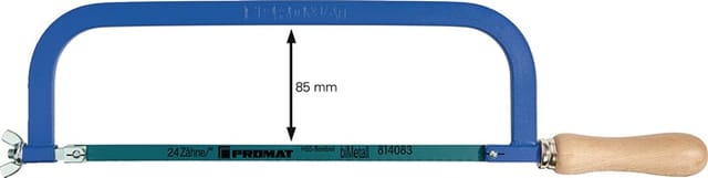 Metallsägebogen L.300mm m.Sägeblatt Buchenholzheft Promat
