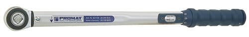 Promat - Drehmomentschlüssel 1/4 Zoll 5-25 Nm Skalenteilung 0,1 Nm