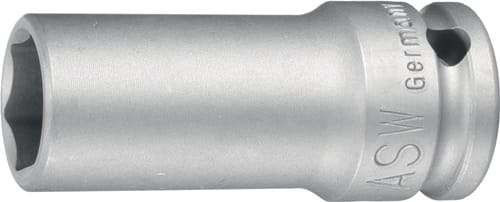 ASW - Kraftschraubersteckschlüsseleinsatz 740 l 3/4 ″ 6-Kant Schlüsselweite 34 mm Länge 95 mm