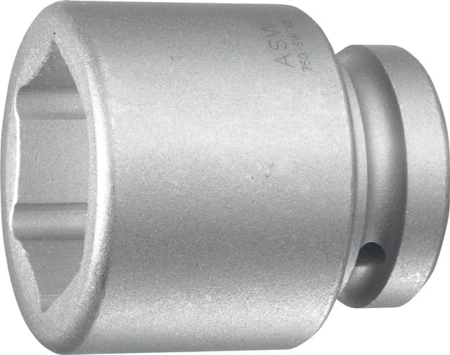 ASW - Kraftschraubersteckschlüsseleinsatz 750 1 ″ 6-Kant Schlüsselweite 34 mm Länge 62 mm