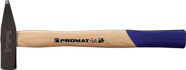 Schlosserhammer 500 gr. Mit Hickory Stiel - Promat