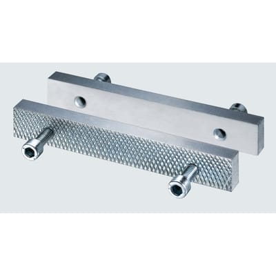 Schraubstockbacke Front Backenbreite 120 mm glatt/geriffelt passend zu 4000 830 340 und 4000 830 349
