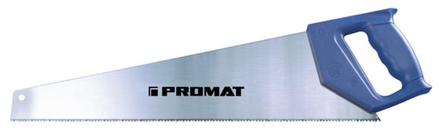 Handsäge Blatt-L.450mm m.Ku.-Griff 7Z./Zoll Promat