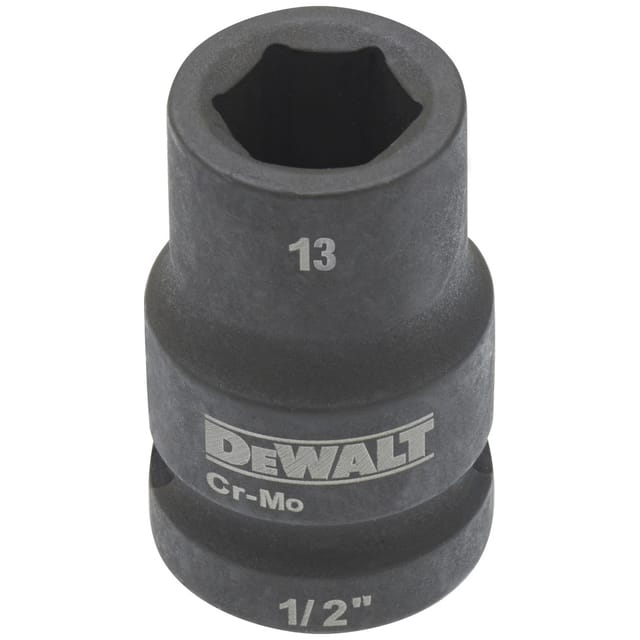 Steckschlüssel kurz 13 mm 1/2 Schlagfest - Dewalt