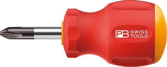 Schraubendreher Stubby PH2x 35mm, SwissGrip - Pb Swiss Tools