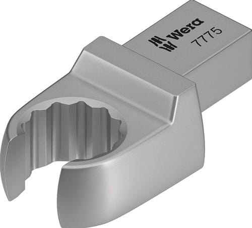 Wera - Einsteckringschlüssel 7775 Schlüsselweite 19 mm 9 x 12 mm CV-Stahl