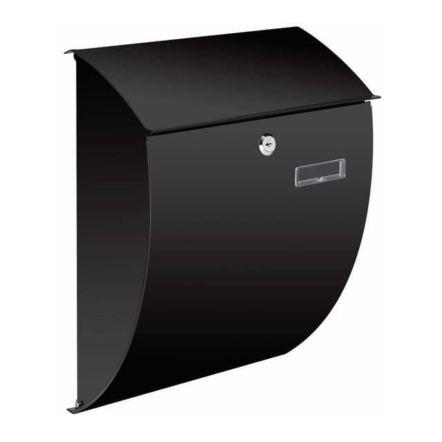Briefkasten - nice - schwarz - 40 x 31 x 16 cm