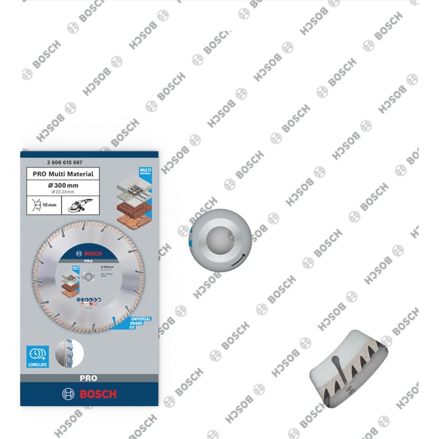 Pro Multi Material Diamanttrennscheibe, 300 x 22,23 mm - Bosch