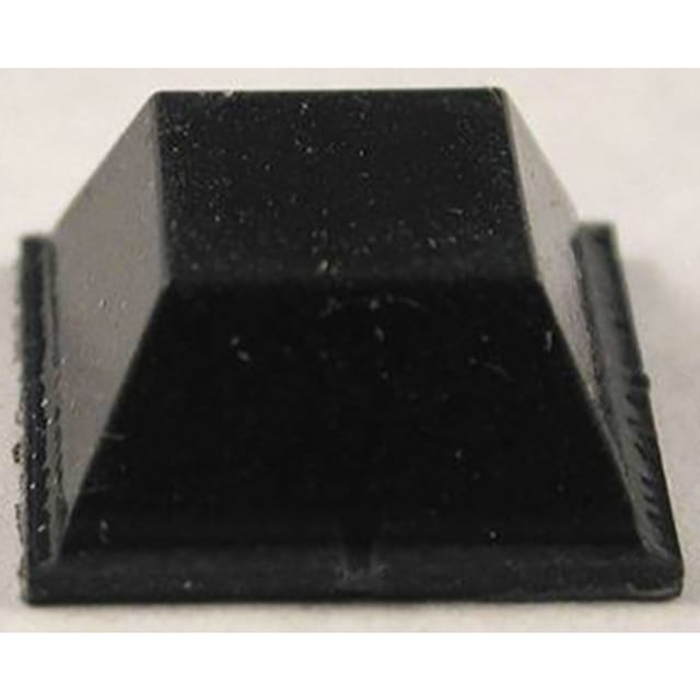 Hammond Electronics - 1421T3 Gerätefuß selbstklebend, rund Schwarz (ø x h) 12.7 mm x 5.8 mm 24 St.