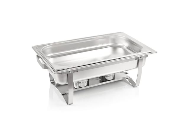 Mahlzeit Chafing dish 'Lille' mit 1x 1/1 gn Warmhaltebehälter Essen, Wärmebehälter, Rechaud