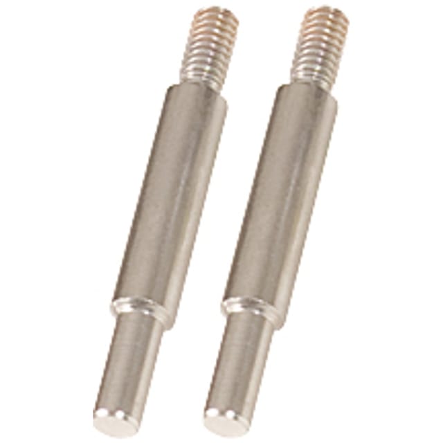 Rundadapter, 6mm, 2er Pack, verchromt