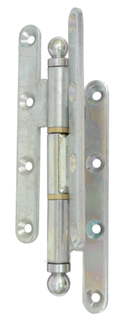 Türband 3-armig Kugel Nr. 27 Stahl poliert Bros 140x55 br + Vase links - 27A3RG1451