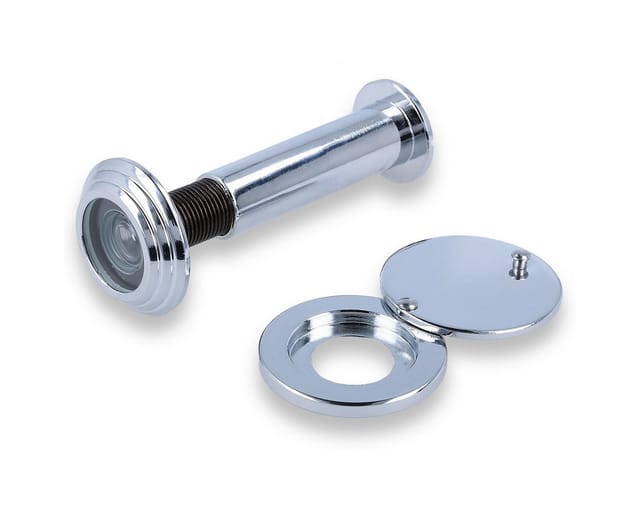 Ms Beschläge - Haustürspion 55-80mm Feuerschutz-Türspion Türblick Türschutzspion Chrom glänzend