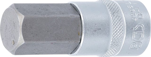 Bgs Technic - Bit-Einsatz Länge 70 mm Antrieb Innenvierkant 12,5 mm (1/2') Innensechskant 22 mm