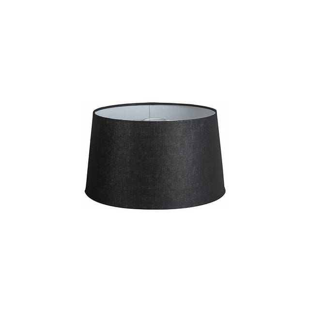 Leinen Lampenschirm schwarz 35 cm