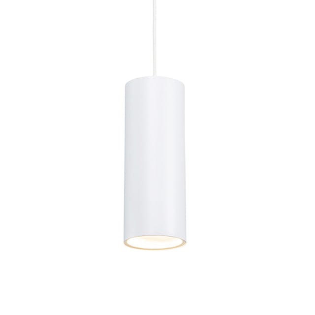 Design-Pendelleuchte Weiß Rund GU10 50mm - Tubo