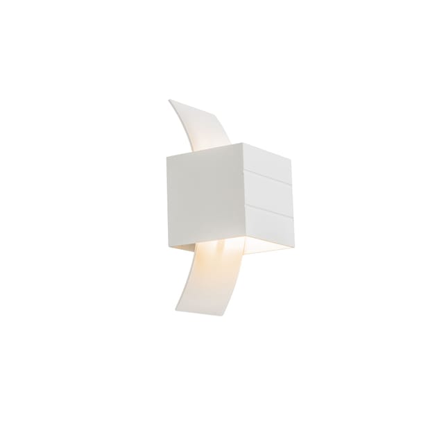 Moderne Wandleuchte weiß mit Lichteffekt - Amy
