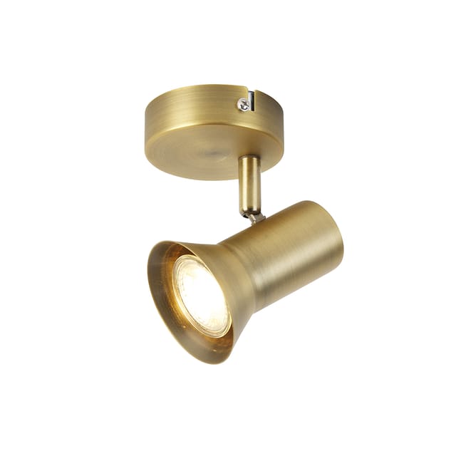 Decken - und Wandstrahler Bronze drehbar und neigbar - Karin 1