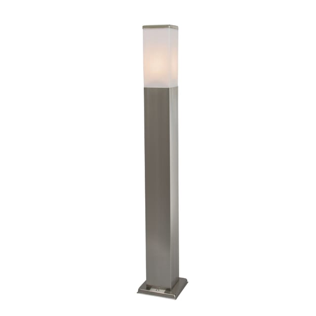 Moderne Außen-Pollerleuchte Stahl 80 cm IP44 - Malios