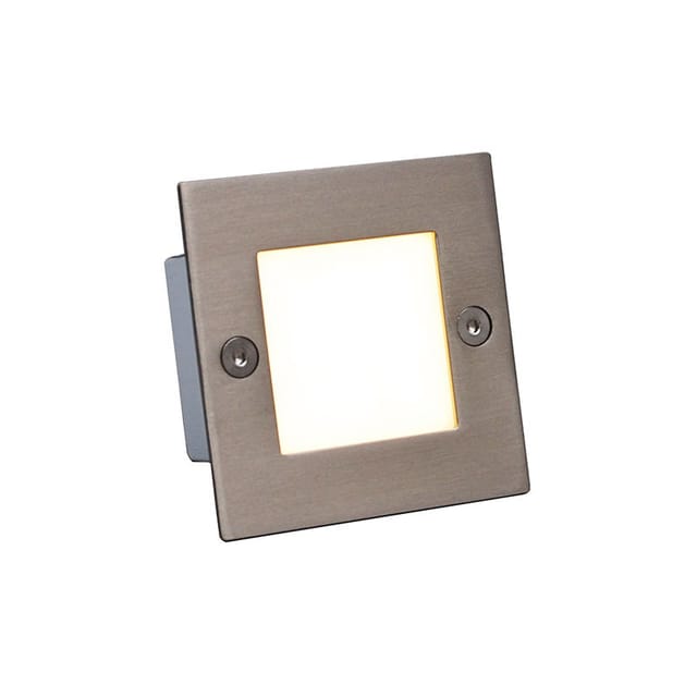 Moderner Einbaustrahler Stahl inkl. led - Square 7