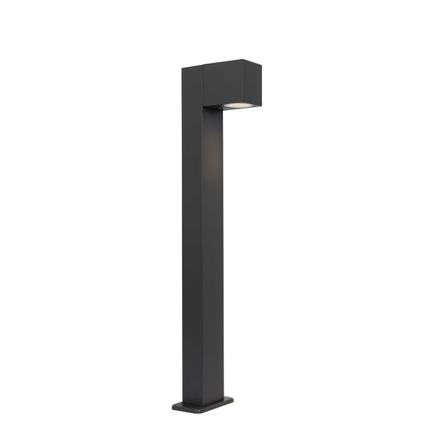 QAZQA Industrielle Outdoor Stehleuchte Dunkelgrau 65 cm IP44 Baleno