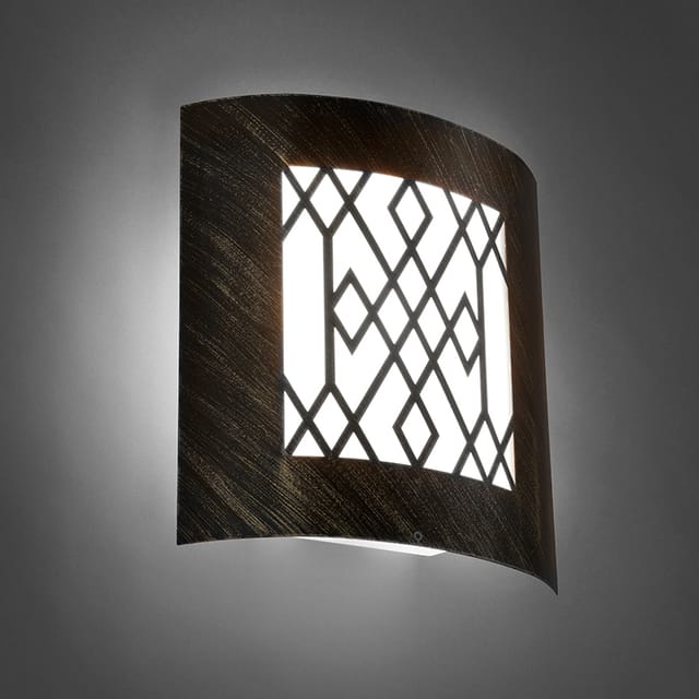 Qazqa - Moderne Außenwandleuchte rostbraun IP44 - Emmerald Classic