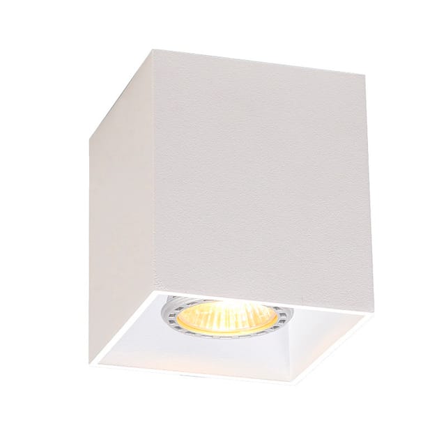 Design Aufbaustrahler Weiß GU10 50mm - Qubo