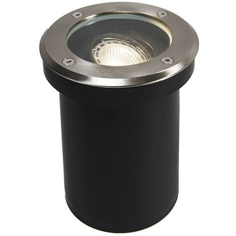 Set mit 5 Außenbodenspots Edelstahl IP65 - Delux
