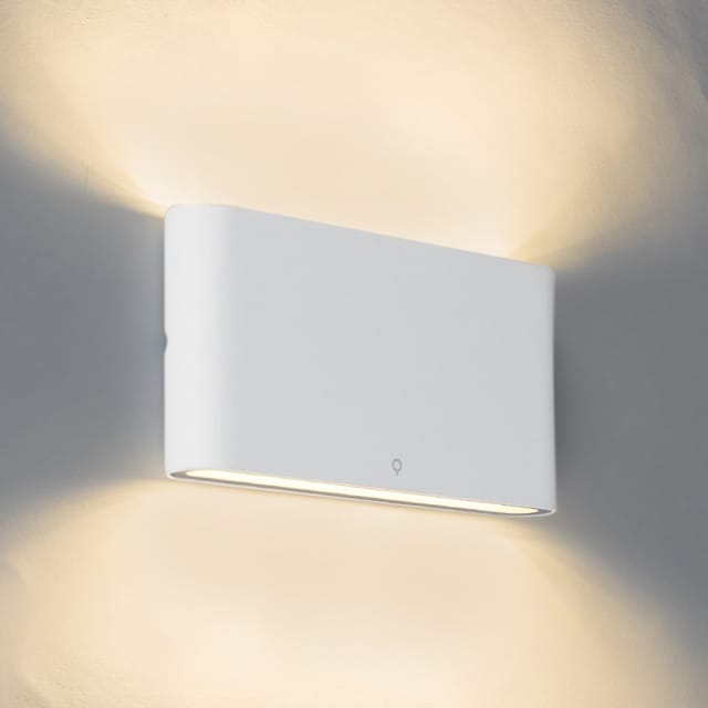 Moderne Außenwandleuchte weiß 17,5 cm inkl. led IP65 - Batt