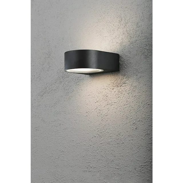 Teramo 7510-750 Außenwandleuchte Energiesparlampe, led E27 40 w Schwarz - Konstsmide