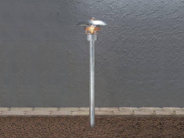 Konstsmide - Moderne Wegeleuchte modena aus galvanisiertem Stahl, Höhe 98cm