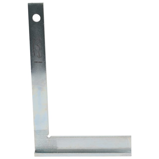 Schlosserwinkel mit Anschlag Winkel Schenkellänge 200x130 mm Stahl verzinkt