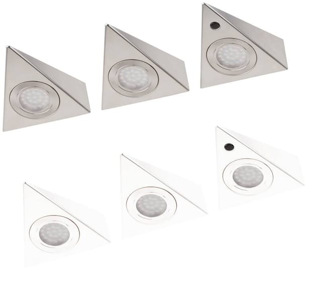 Muller Licht - müller-licht LED-Unterbauleuchte, Trios Sensor, 8W, 3000K, 3 Stk