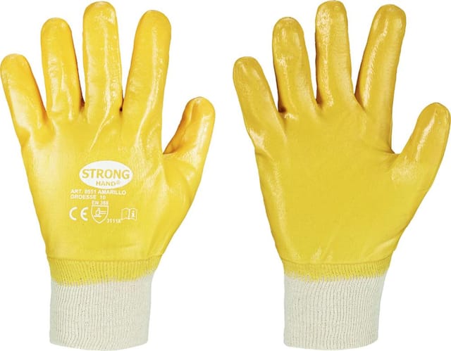Hand Handschuh amarillo, Gr. 8 12 Stk - Strong