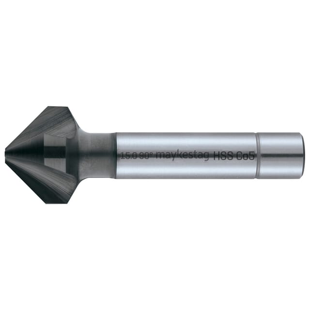 Maykestag - Kegelsenker DIN335C Z=3 90Grad hss Co5 alunit 8,3 mm Zylinderschaft