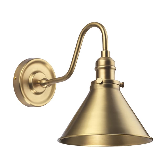 Provence - 1 Licht Innenwandleuchte aus Messing, E27 - Elstead