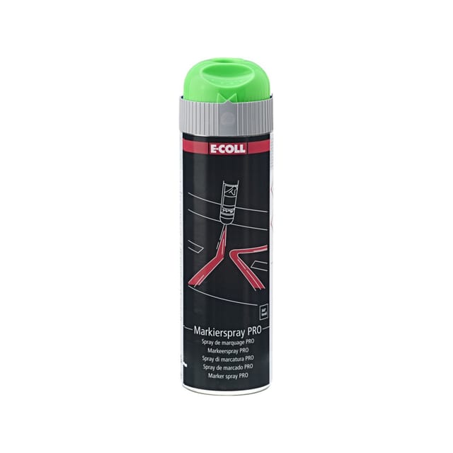 E-coll - pro Markierspray floureszierend grün, 500 ml Spraydose