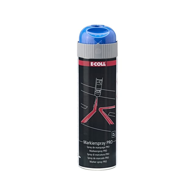 E-COLL PRO Markierspray floureszierend blau 500ml Spraydose